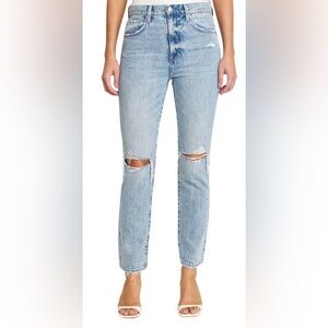 Pistola Keaton distressed light wash jeans women’s size 28